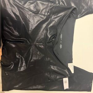 Old Navy Black Shiny Leggings